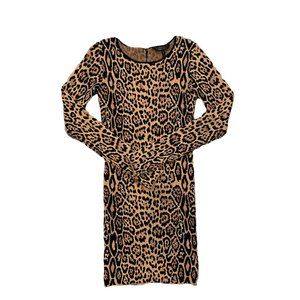 BCBG Sheena French Leopard Bodycon Dress